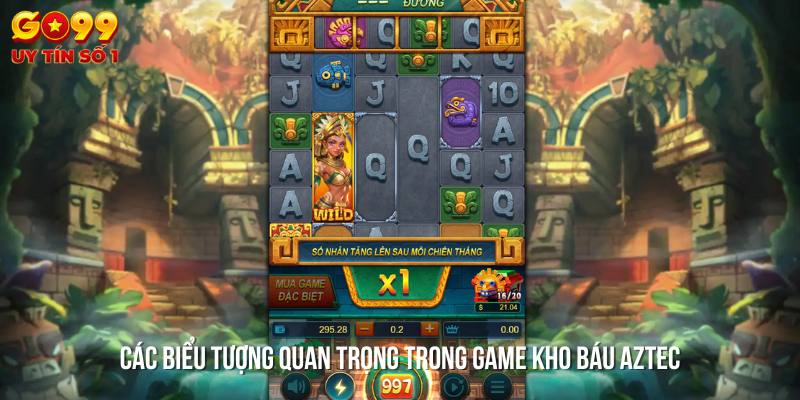 Các biểu tượng trả thưởng trong game Kho Báu Aztec